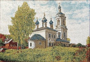 Купон гобеленовый - Плес Церковь Святой Варвары