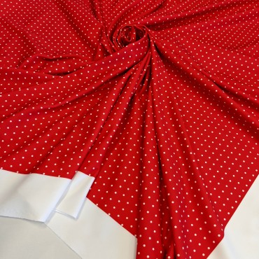 Бифлекс красный в мелкий горошек