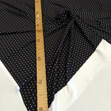 Бифлекс черный в мелкий горошек