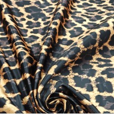 Атлас Дюпон леопардовый принт