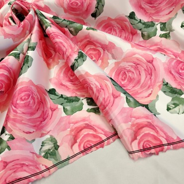 Атлас Дюпон Розы акварелью