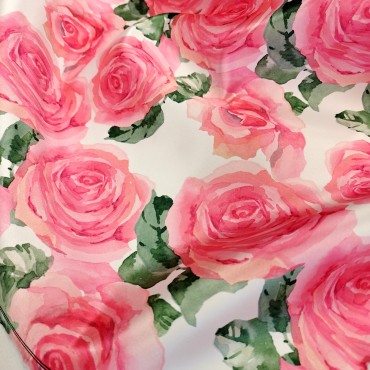 Атлас Дюпон Розы акварелью