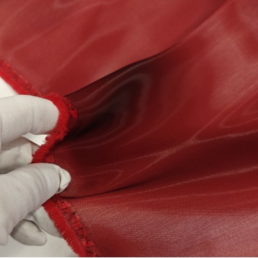 Зеркальный шанжан атлас красный