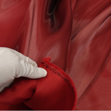 Зеркальный шанжан атлас красный