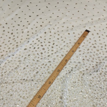 Сетка с пайетками и глиттером